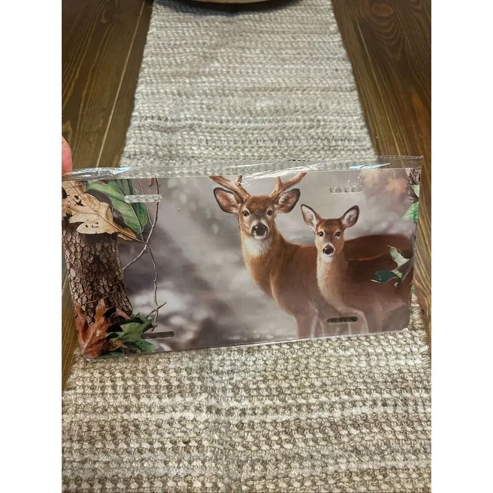 Deer Novelty License Plate 6 x12 New